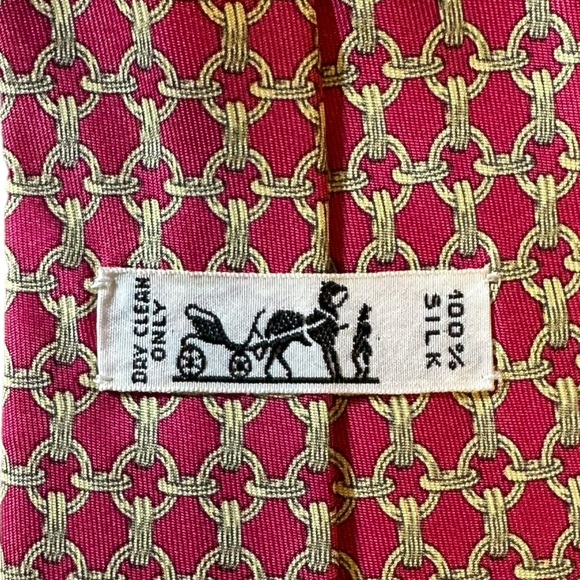 Hermes Silk Tie Vintage - Picture 3 of 5